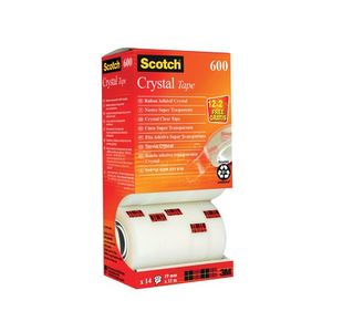 Scotch Crystal Tape Pk14