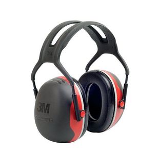 3M Peltor X3 Ear Defenders Hband Red