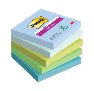 Post-it Oasis 76x76mm 90 Sheet Pk5