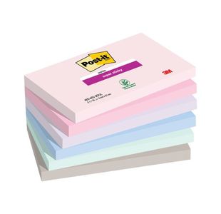 Post-it Soulful 76x127mm 90Sheet Pk6