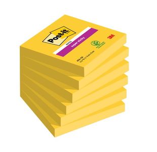 Post-It S/Sticky 76X76Mm Yellow Note Pk6