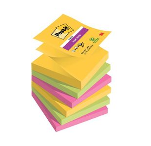 Post-it S/Stick Z-N 76x76 Crnvl Pk6