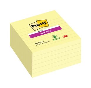 Postit Notes Ylw Lined 101x101 P6