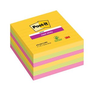 Post-it S/S Lined XL Notes Rio P6