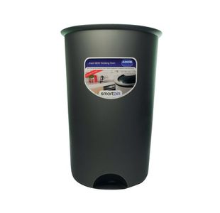 Addis Round Bin Base 50Lt Metallic