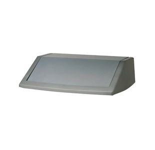 Addis 54Ltr Flip Top Bin Lid Metallic