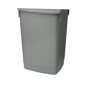 Addis 54Ltr Flip Top Bin Base Metallic