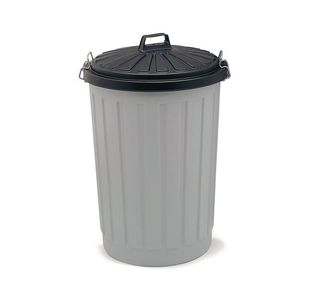 Addis Dustbin Round 90Litre Grey