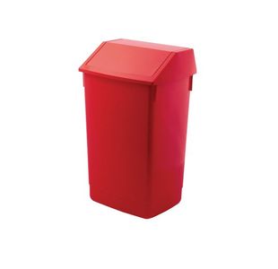 Addis 54L Fliptop Bin Red Finish