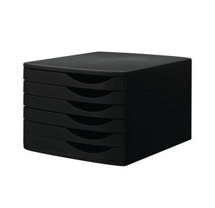 Jalema 6 Desktop Drawers Set Black