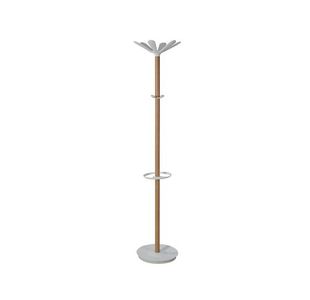 Alba Coat Stand Beech/White