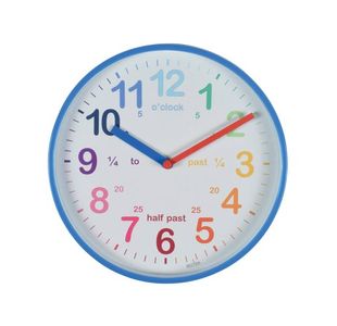 Acctim Wickford Time Teach Clock Blu