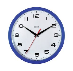 Acctim Aylesbury Wall Clock Blue 92/308