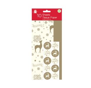 10 Sheets Tissue Paper Stag Pk24