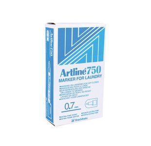 Artline Laundry Marker Black 750