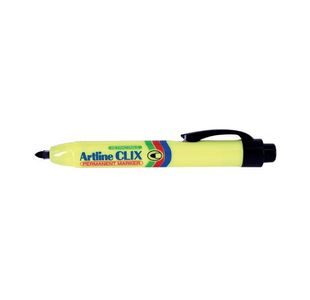 Artline Clix Ret Perm Markr Blk Pk12