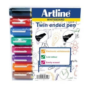 Artline 2In1 Dry Marker Chis Tip Ass P8