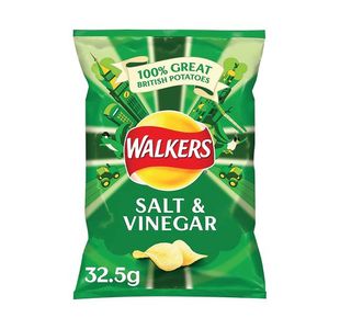 Walkers Salt/Vinegr Crsp 32.5G Pk32