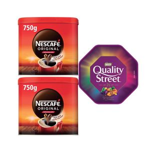 Nescafe Orig Cof 750g x2 FOC QS 600g