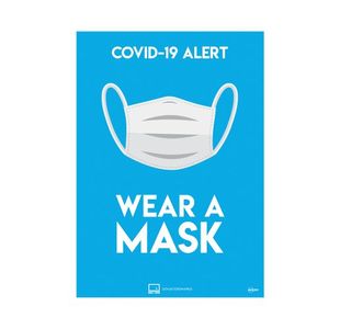 Avery Wear A Mask Poster A4 Pk2