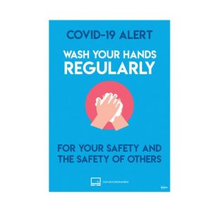 Avery Wash Hands Label A4 Pk2