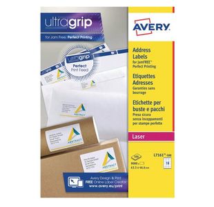 Avery Ultragrip Laser Labels Pk9000