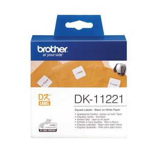 Brother Label Roll 23Mm Blk On Wh