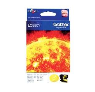 Brother Lc980 Ink Cart Yellow Lc980Y