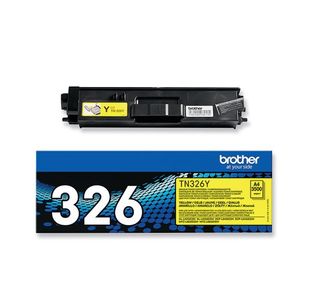 Brother Tn326Y Hy Toner Cart Yellow Pk1