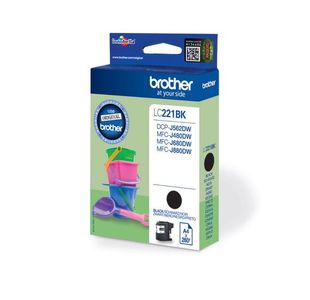 Brother Ink Cartridge Black Lc221Bk