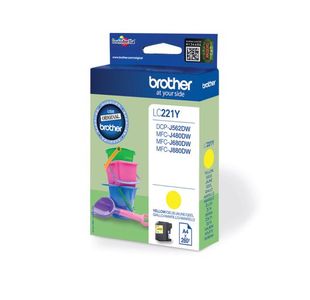 Brother Ink Cartridge Yellow Lc221Y