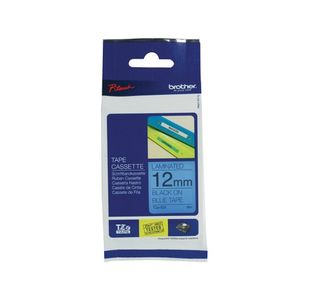 P-Touch Tape Tz-531 12Mm Black/Blue 8094