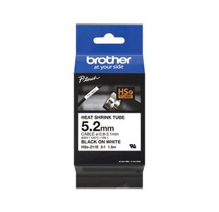 Brother HSe Tube Tpe 5.2mm Blk/Wht