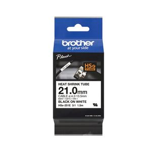 Brother Hse Tube Tpe 21.0mm Blk/Wht