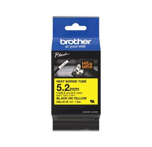 Brother HSe Tube Tpe 5.2mm Blk/Ylw