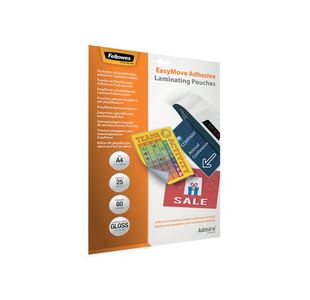 Fellowes Easymove Adh Pouch A4 Pk25