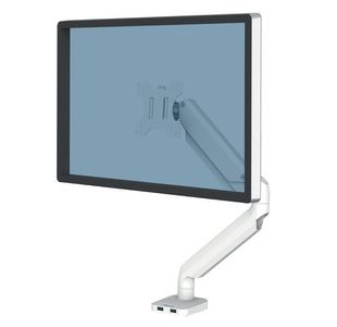 Fellowes Platinum Single Mon Arm Wht