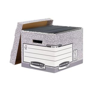 Fellowes Bankers Storage Box Pk10