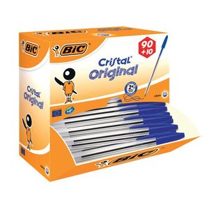 Bic Cristal Med Bpen Value Pack Blue