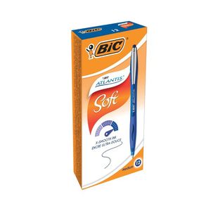 Bic Atlantis Prem 1.0mm Bp Blu Pk12