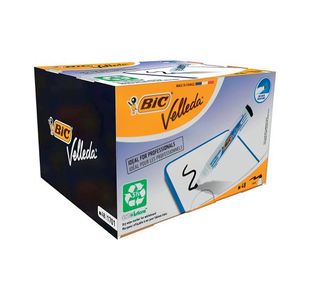 Bic Velleda Marker 1701 Black Pk48