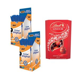 Bic Cristal Blu Pk50 Buy2 Foc Lindor