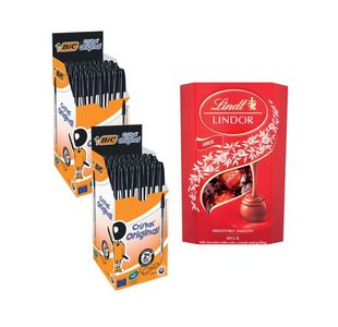 Bic Cristal Blk Pk50 Buy2 Foc Lindor