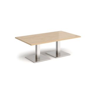 Brescia rect coffee table square bases