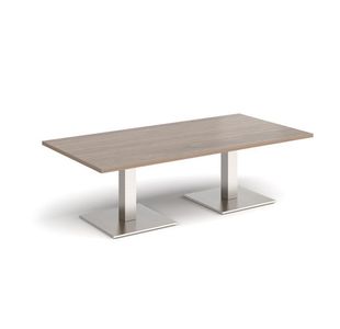 Brescia rect coffee table square bases