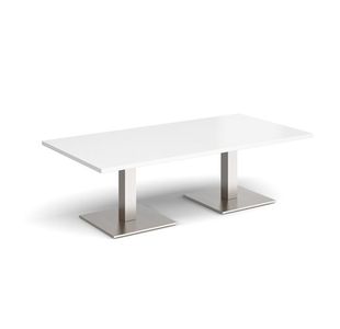 Brescia rect coffee table square bases