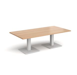 Brescia rect coffee table square bases