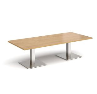 Brescia rect coffee table square bases