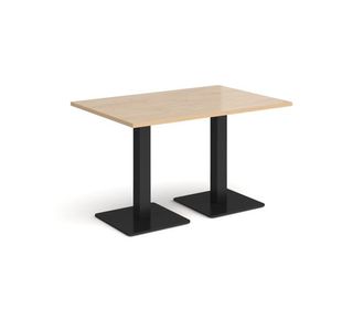 Brescia rect dining table square bases