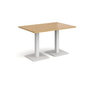 Brescia rect dining table square bases